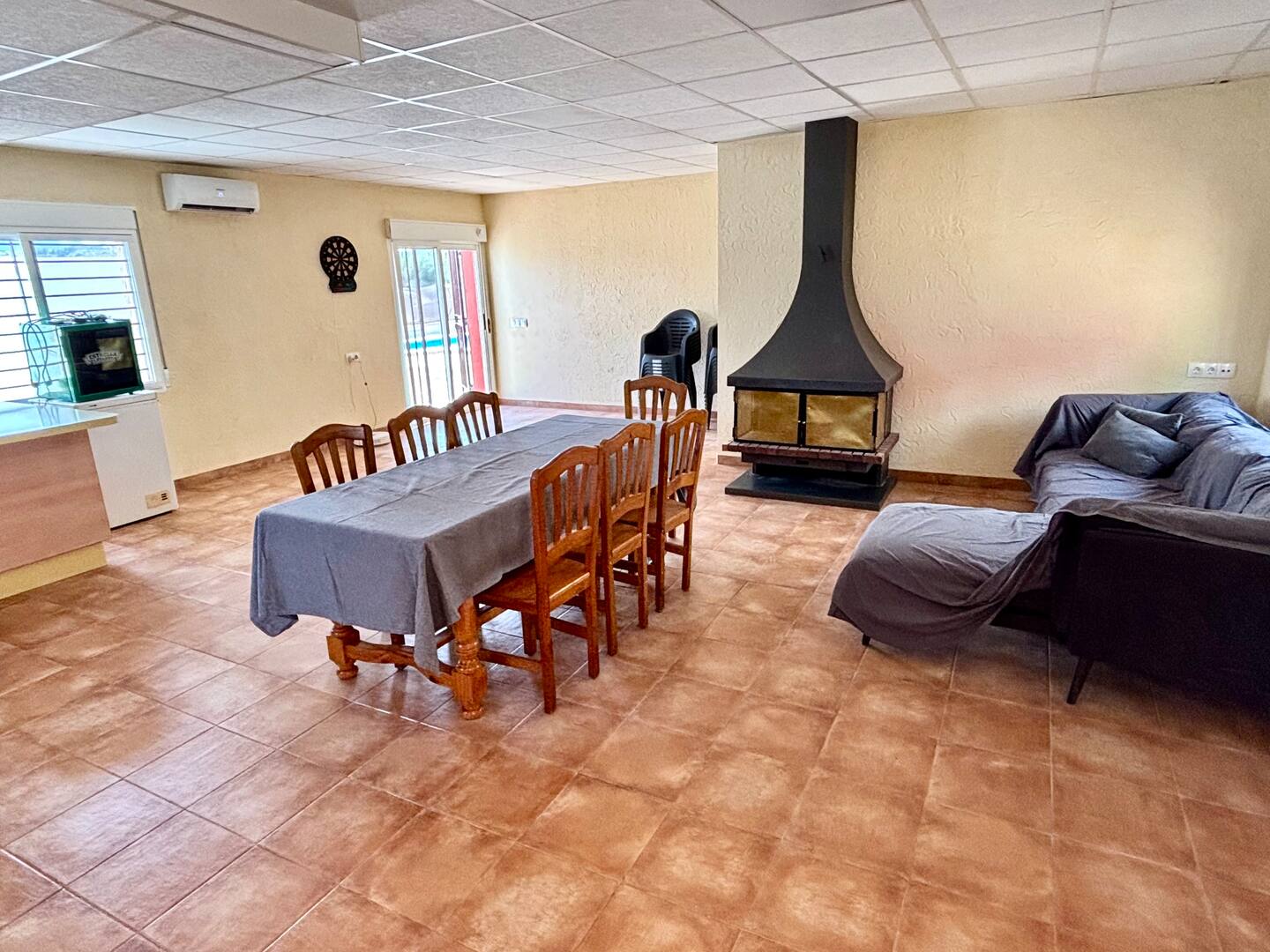Piscina y jardín en Venta de los Pinos